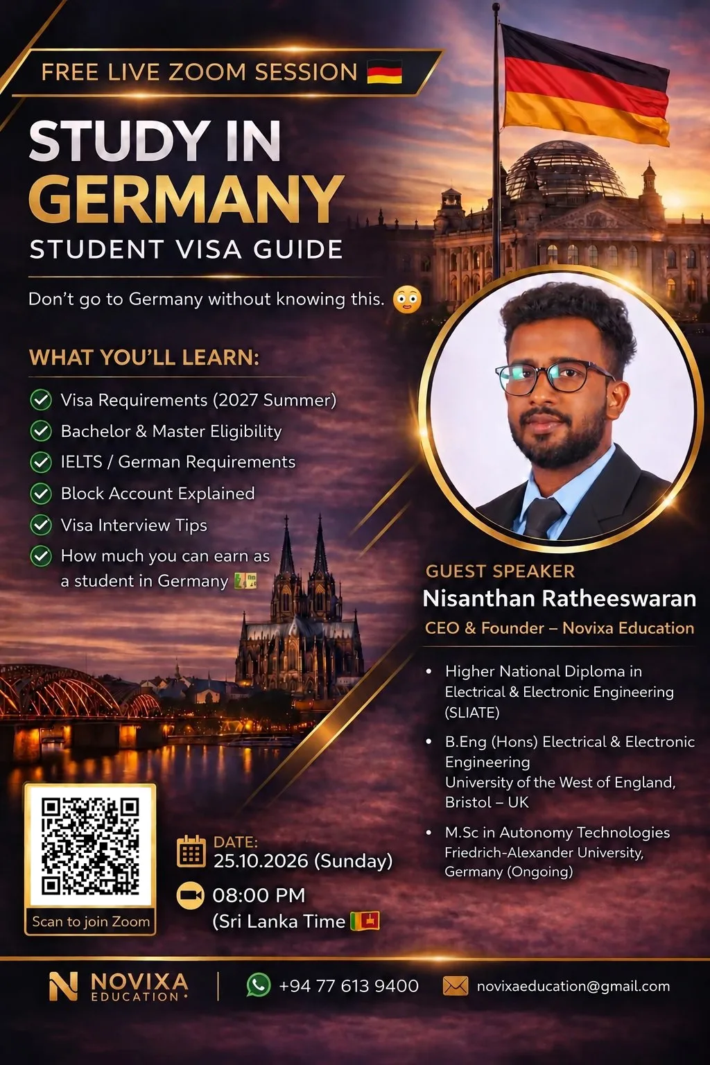Study in Germany poster